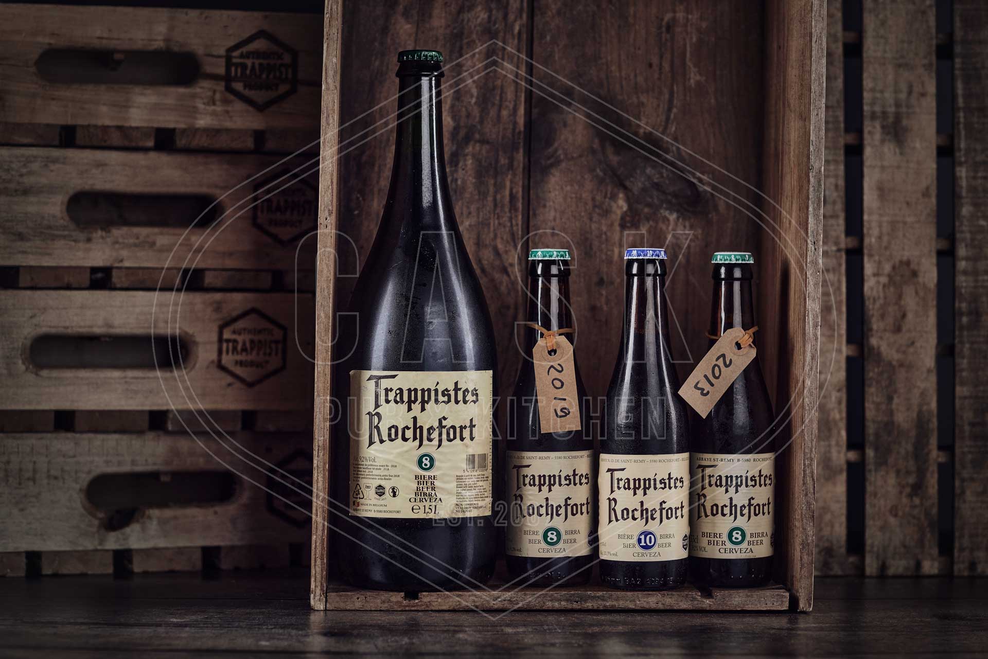 Collection of Trappist Rochefort beer